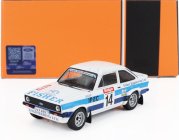 Ixo-models Ford england Escort Mkii Rs 1800 N 14 Rally Haspengouw 1981 Bertie Fisher - Austin Frazer 1:43 Bílá Modrá