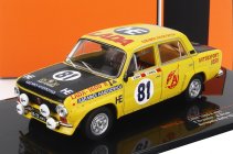 Ixo-models Lada fiat 1600r N 81 Ally Acropolis 1977 S.brundza - A.brum 1:43 Žlutá Matná Černá