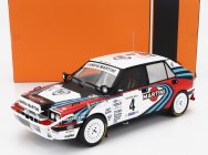 Ixo-models Lancia Delta Integrale 16v Martini (night Version) N 4 Rally Safari 1990 Alessandro Fiorio - Luigi Pirollo 1:18 Bílá Modrá Červená