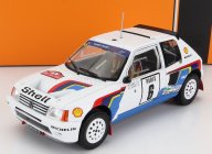 Ixo-models Peugeot 205 T16 N 6 Rally Montecarlo 1985 1:24, bílá