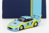 Ixo-models Porsche 935 930 K3 3.0l F6 Turbo Team Jlp Racing N 18 3rd 6h Silverstone 1980 John Paul - Brian Redman 1:43 Světle Modrá Žlutá