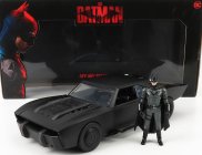 Jada Batman Batmobile With Figure 2022 - The Batman Movie 1:18 Matt Black