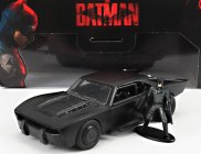 Jada Batman Batmobile With Figure 2022 - The Batman Movie 1:32 Matt Black