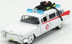 Jada Cadillac Series-62 Ecto-1 Ghostbusters 1 1984 1:32 Bílá Červená
