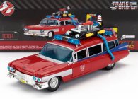Jada Cadillac Series-62 Ecto-1 Ghostbusters Transformers 1984 1:24 Red
