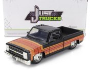 Jada Chevrolet C-10 Pick-up Custom 1985 1:24 Černá Hnědá