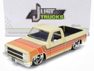 Jada Chevrolet C-10 Pick-up Custom 1985 1:24 Krémově Hnědá Oranžová