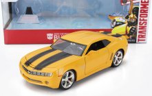Jada Chevrolet Camaro Coupe 2006 - Bumblebee Transformers V L'ultimo Cavaliere - With Metal Coin 1:24 Žlutá Černá