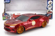 Jada Chevrolet Camaro Coupe 2016 - Iron Man 1:16 Červené Zlato