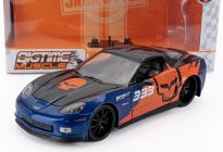 Jada Chevrolet Corvette Z06 N 333 Racing Coupe 2006 1:24 Modrá Oranžová