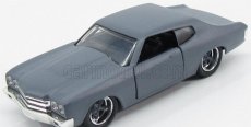 Jada Chevrolet Dom's Chevelle 454ss 1970 - Fast & Furious  Iv (2009) - Solo Parti Originali - Original Parts 1:32 Základní Nátěr Matně Šedý