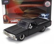 Jada Chevrolet El Camino Pick-up (ff10) Custom 1967 - Fast & Furious 1:32 Matt Black
