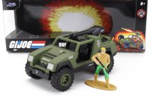 Jada Figures Vamp Military Jeep With Duke G.i.joe Figure 2010 1:32 Vojenská Zelená