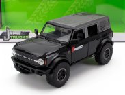 Jada Ford usa Bronco 2021 With Set 4x Tires 1:24 Černá Šedá