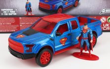 Jada Ford usa F-150 Raptor Pick-up With Superman Figure 2018 1:32 Červená Modrá
