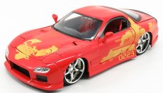 Jada Mazda Dom's Rx-7 2001 - Toretto - Fast & Furious Ii (2003) 1:24 Červená Žlutá