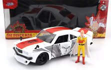 Jada Mazda Rx-3 With One Punch Saitama Figure 1974 1:24 Bílá Červená Žlutá