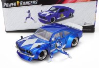 Jada Mazda Rx-3 With Power Rangers Figure 1974 1:24 Modrá Bílá