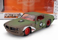 Jada Pontiac Firebird Custom Coupe 1972 1:24 Vojenská Zelená