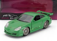 Jada Porsche 911 996 Gt3 Coupe 1999 1:32 Zelená