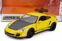 Jada Porsche 911 997 Turbo Coupe 2006 1:24 Žlutá Černá