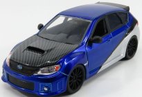 Jada Subaru Impreza Wrx Sti 2009 - Paul Walker - Brian O'conner - Fast & Furious Iv (2009) 1:24 Modrá Stříbrná Černá