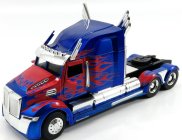 Jada Western star 5700 Xe Tractor Truck 2009 - Optimus Prime Transformers V L'ultimo Cavaliere - Movie 2017 1:24 Modrá Met Červená