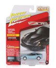 Johnny lightning Chevrolet Corvette Z06 Coupe 2012 1:64 Světle Modrá Met