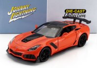 Johnny lightning Chevrolet Corvette Zr1 2019 1:24 Oranžová Černá