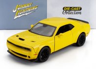 Johnny lightning Dodge Challenger Srt Hellcat Widebody 2018 1:24 Žlutá