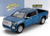 Johnny lightning GMC Sierra 1500 Denali Crew Cab Pick-up 2019 1:27 Blue Met