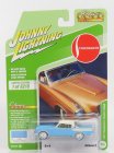 Johnny lightning Studebaker Golden Hawk Coupe 1957 1:64 Světle Modrá Bílá