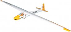 RC letadlo KA8B větroň 3m, bílá