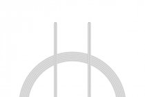 Kabel PVC 0.055mm2 10m (bílý)