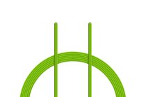 Kabel PVC 0.055mm2 10m (zelený)