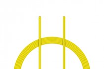 Kabel PVC 0.055mm2 10m (žlutý)