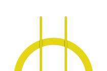 Kabel PVC 0.055mm2 10m (žlutý)