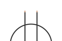 Kabel silikon 1.5mm2 1m (černý)