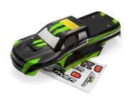 Karoserie lakovaná Monster Černo/Zelená 1/16