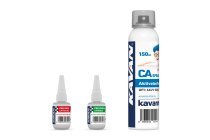 KAVAN PRO PNEU střední a řidké vteřinové lepidlo 20g + Kavan aktivátor CA 150ml