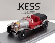 Kess-model Alfa romeo Rl Super Sport 4 Seat - 4 Posti - With Covered Seat 1927 1:43 Červená Stříbrná Černá