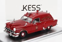 Kess-model Chevrolet National Ambulance Royal Oak Michigan Fire Protection Fire Engine 1954 1:43 Red