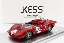 Kess-model Ferrari 350 P4 Spider Can-am S/n0860 N 23 Riverside Race 1967 C.amon 1:43 Red