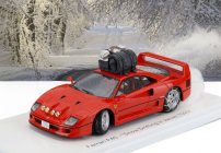 Kess-model Ferrari F40 Snow Drifting In Japan With Pilot Driver 1993 1:43 Red