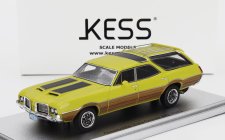 Kess-model Oldsmobile Vista Cruiser 442 Sw Station Wagon 1972 1:43 Žluté Černé Dřevo