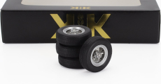 Kk-scale Accessories Set 4x Wheels And Rims For Ghibli Coupe 1969 1:18 Černý Chrom