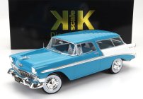 Kk-scale Chevrolet Bel Air Nomad Sw Station Wagon 1956 1:18 Tyrkysově Bílá