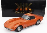 Kk-scale Chevrolet Corvette C3 1972 - With Removable Roof Parts 1:18 Orange