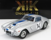 Kk-scale Ferrari 250gt Swb 3.0l V12 Team Noblet N 14 1:18, stříbrná