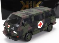 Kk-scale Volkswagen T3 Minibus  German Army Ambulance 1987 1:18 Vojenská Kamufláž